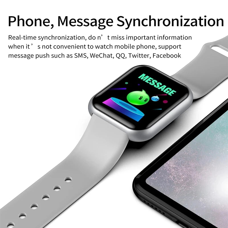 10Pcs D20 Smart Watch for Men Women Smartwatch Y68 Fitness Tracker Sports Heart Rate Monitor Wristwatch for IOS Android