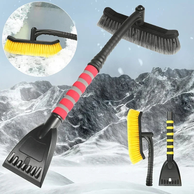 Winter Detachable Car Snow Sweeping Shovel High Quality 360° Rotatable Ice-snow Remover Brush Auto Cleaning Tool Accessories