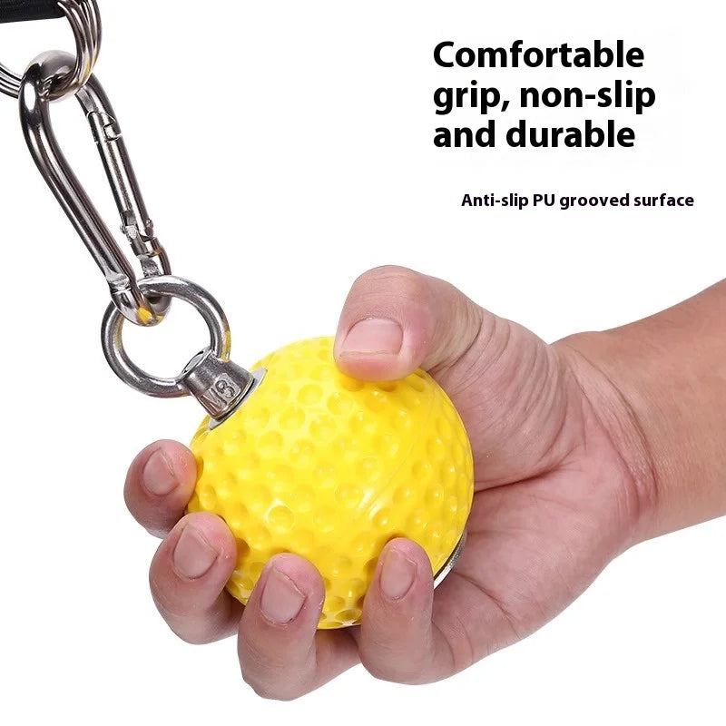 7cm/9cm Pull-up Grip Ball Finger Strengthener Anti-slip Hand Trainer Sport Forearm Exerciser Professional Gym Equipment Fitness