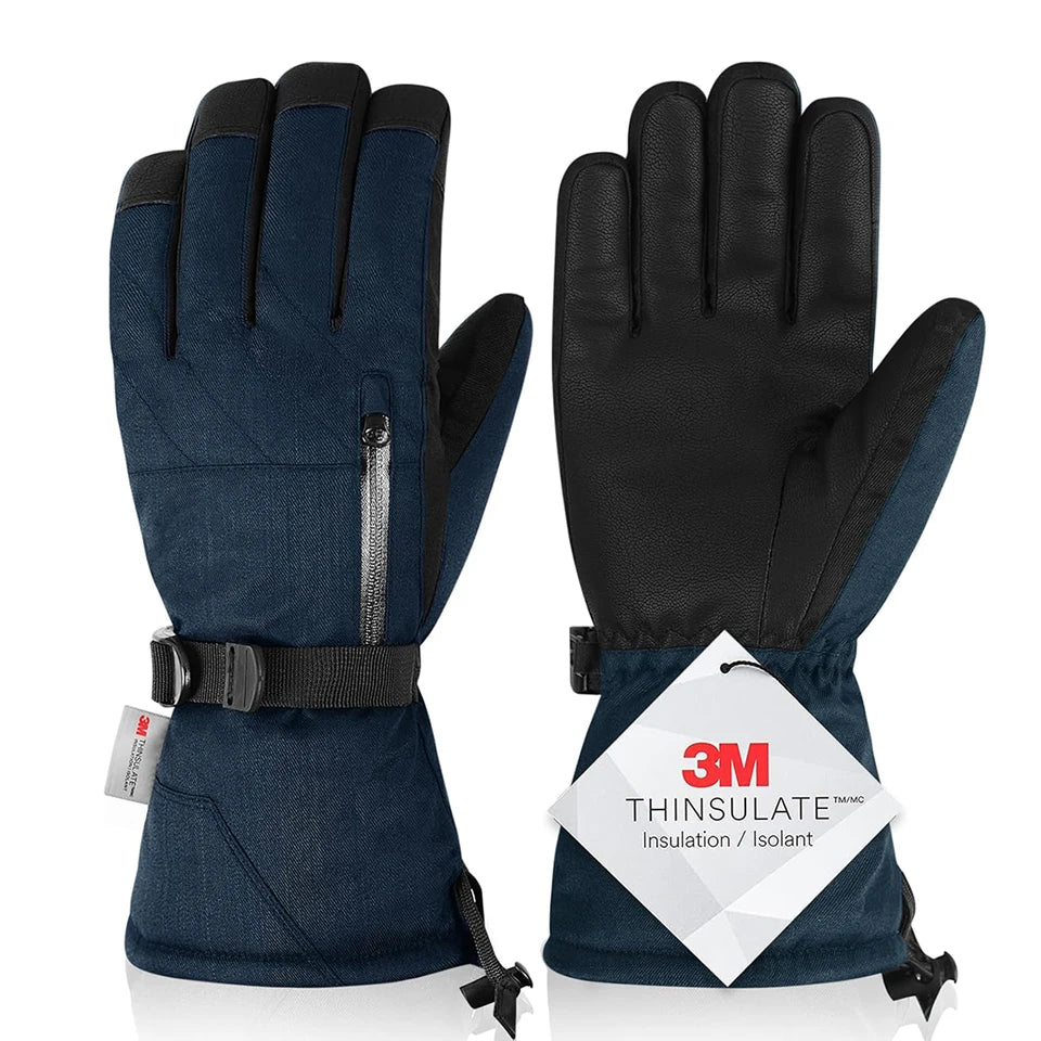 GTUBIKE Waterproof Ski Snowboard Gloves Touchscreen Outdoo Mitten 3M Thinsulate Snow Gloves Motorcycle Gloves Motorcycle Gloves