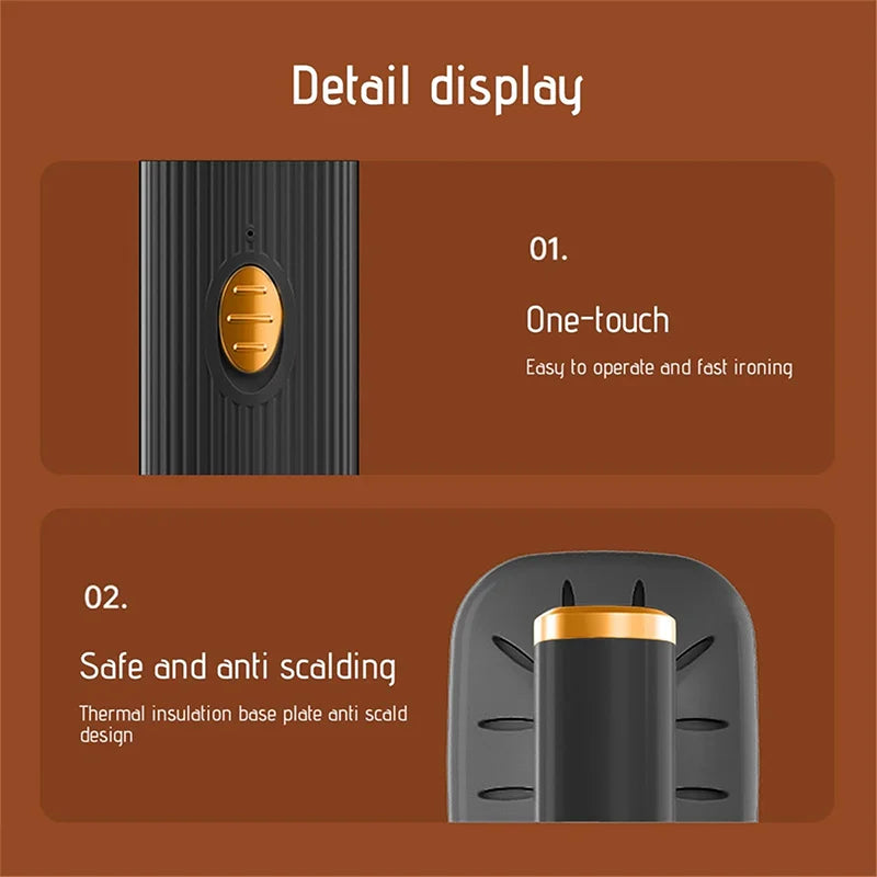 Xiaom Handheld Steamer Iron USB Portable Mini for Clothes Fast Heating Travel Garment Fabric Press Machine with Handle Home Use