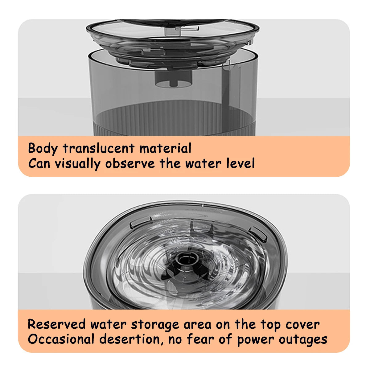 Water Fountain For Pet Cats Automatic Circulating Filter Cat Water Dispenser With USB Quiet Water Pump Cat Dog Drinking Fountain