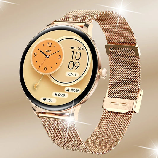 2025 Bluetooth Call Smart Watch Women Custom Dial Watches Men Sport Fitness Tracker Heart Rate Smartwatch For Android IOS