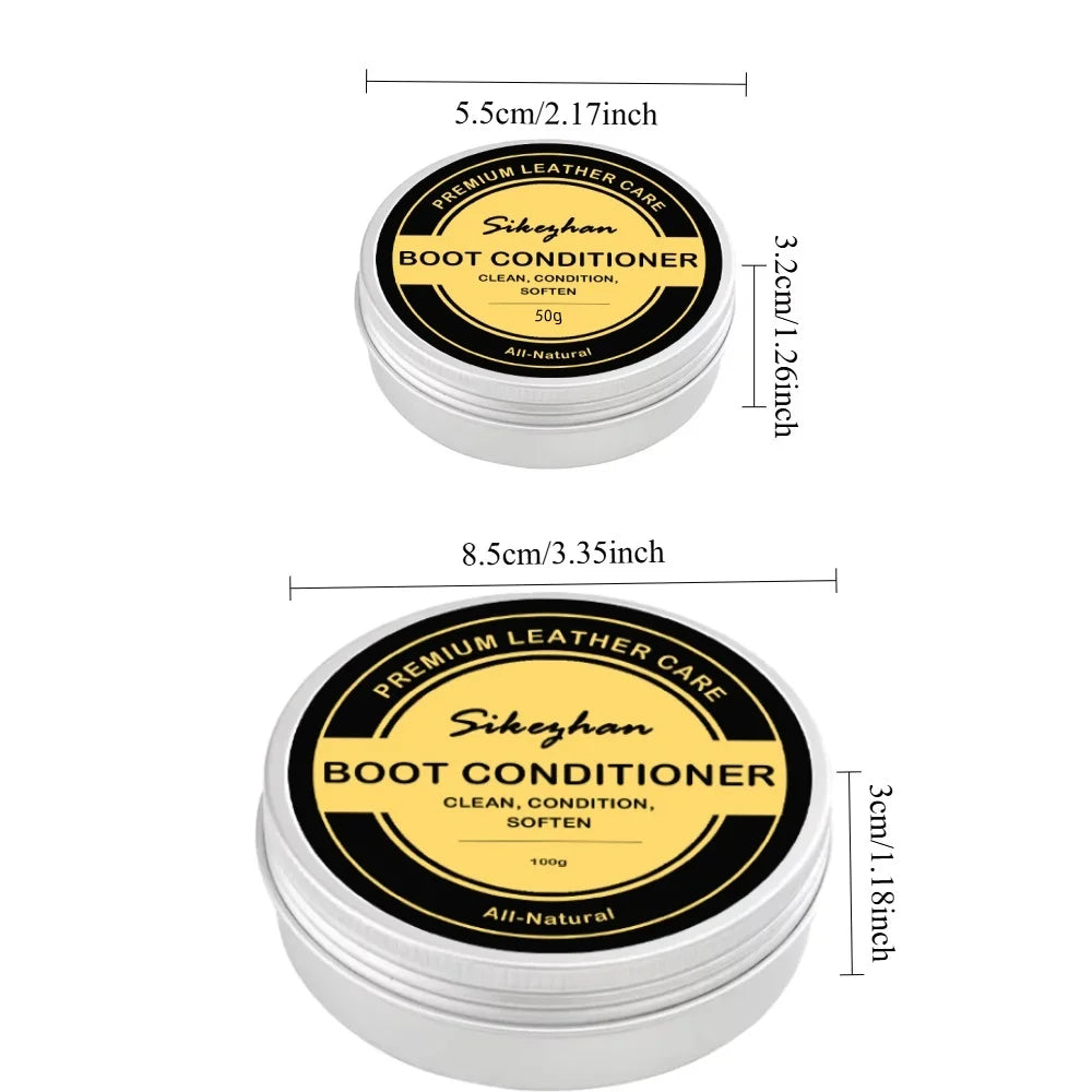 Natural Leather Conditioner Genuine Leather Mink Cream Care Oil Refurbishing Restoration Agent Car Odorless Interior Polishing