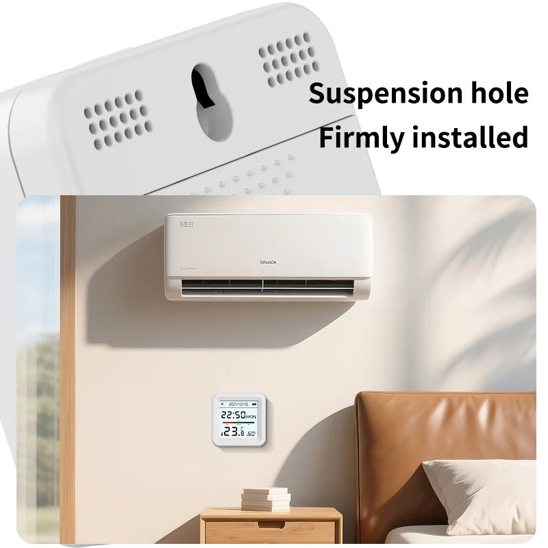 Tuya WiFi Temperature Humidity Sensor with Display Indoor Smart Home Thermometer Hygrometer Support Alexa Google Home Assistant