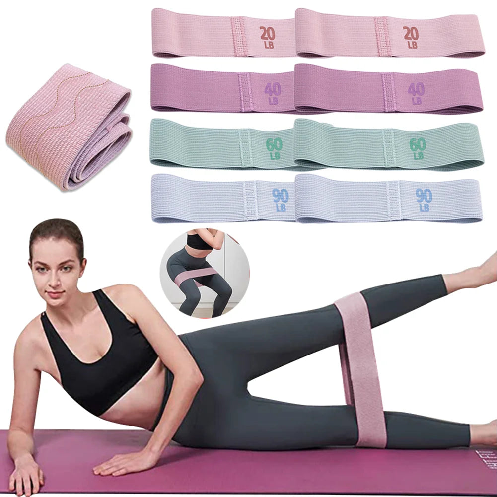 Fitness Resistance Belt Anti slip Hip Expansion Belt Portable Hip Elastic Belt Strength Training Cross Exercise Equipment