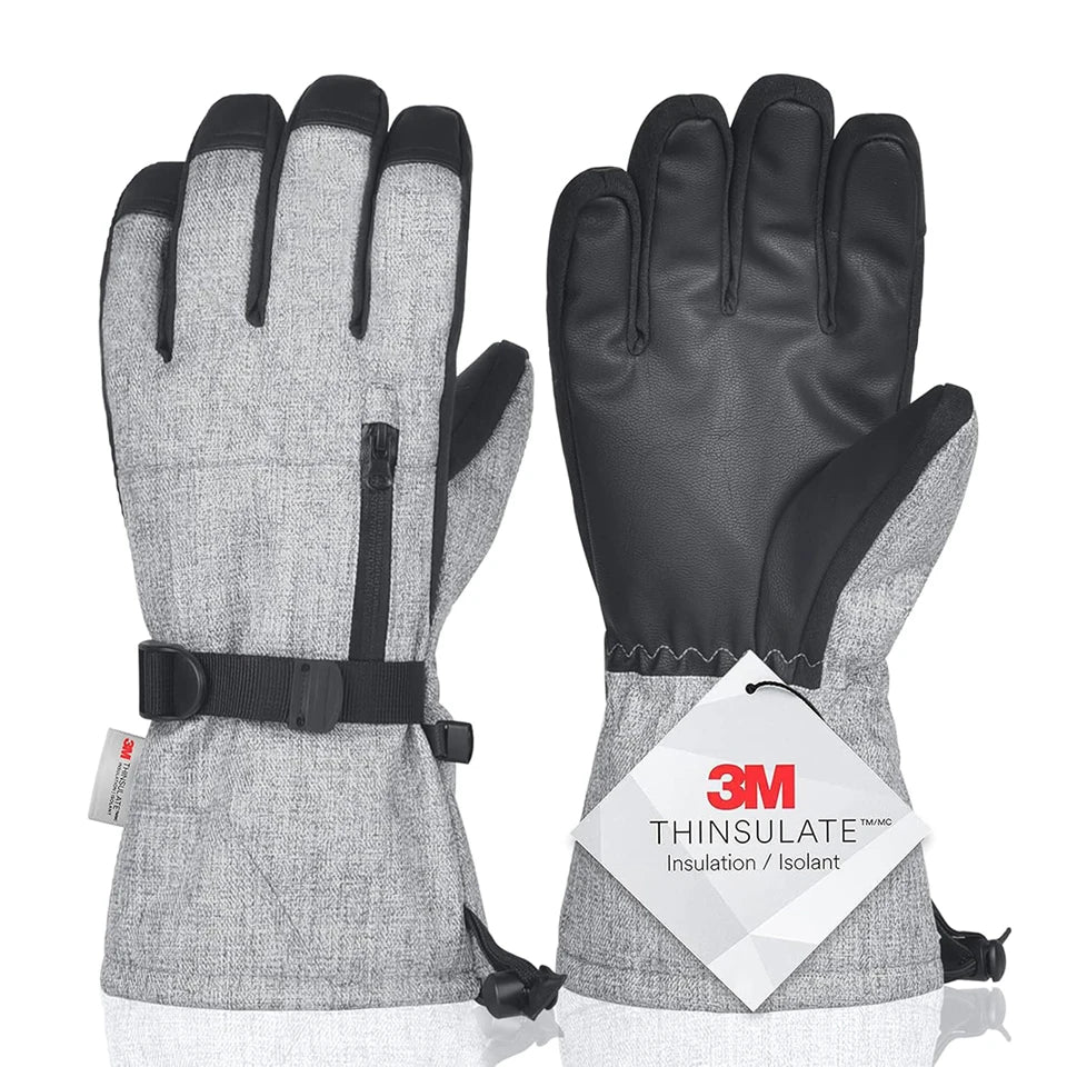 GTUBIKE Waterproof Ski Snowboard Gloves Touchscreen Outdoo Mitten 3M Thinsulate Snow Gloves Motorcycle Gloves Motorcycle Gloves
