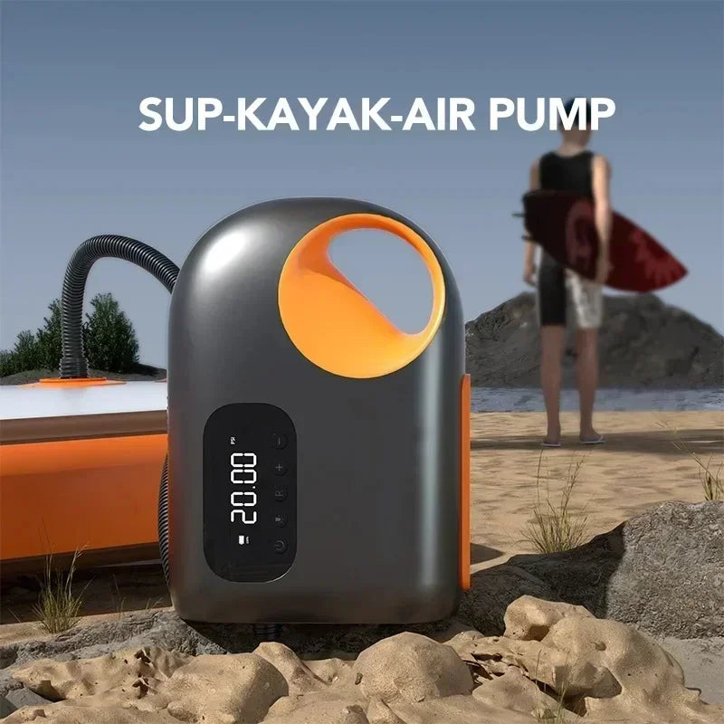 20 PSI Protable Air Pump Inflatable Sup Pump120W Electric Inflatable Deflatable Air Inflator for Outdoo Paddle Board Boat Kayak