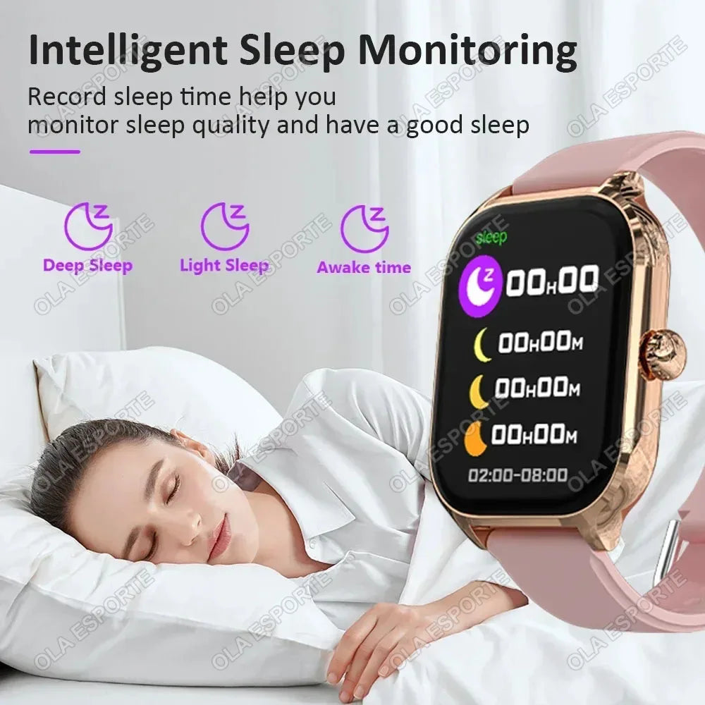 Smart Watch Men Women 2.01 Inch Dial to Answer Calls GPS Sports Tracker Heart Rate Blood Oxygen Monitoring Bluetooth Smartwatch