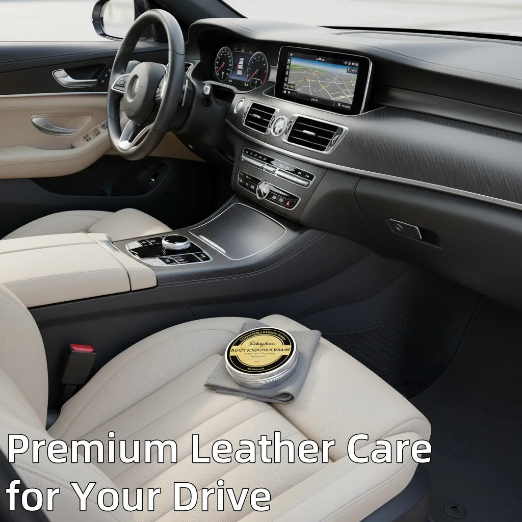 Natural Leather Conditioner Genuine Leather Mink Cream Care Oil Refurbishing Restoration Agent Car Odorless Interior Polishing