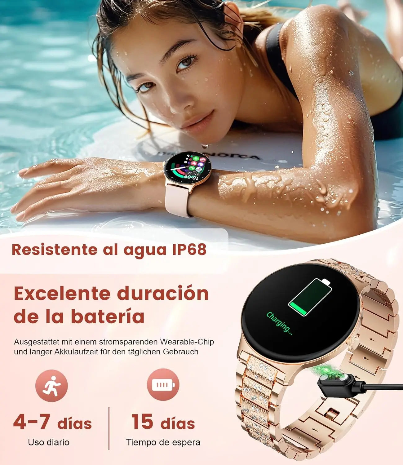 2025 Bluetooth Call Smart Watch Women Custom Dial Watches Men Sport Fitness Tracker Heart Rate Smartwatch For Android IOS