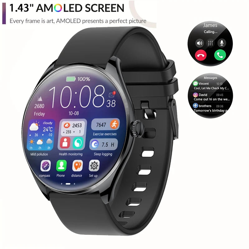 2025 Bluetooth Call Smart Watch Women Custom Dial Watches Men Sport Fitness Tracker Heart Rate Smartwatch For Android IOS