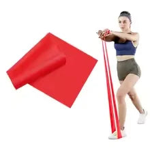 Portable Elastic Fitness ResistanceBand for Yoga Pilates Home Strength Training Stretch Band for Athletic Tension Exercises