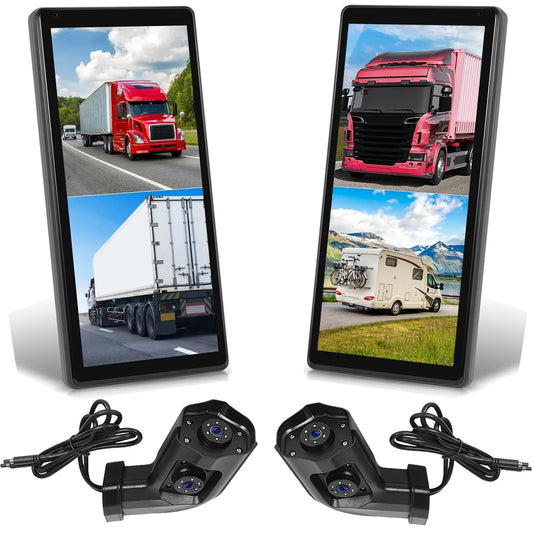 Lastbus 10.36 Inch ALastbus 10HD BSD Car Side View Vertical Monitor DVR Touch Screen Loop Recording Display For Truck Bus Mirror