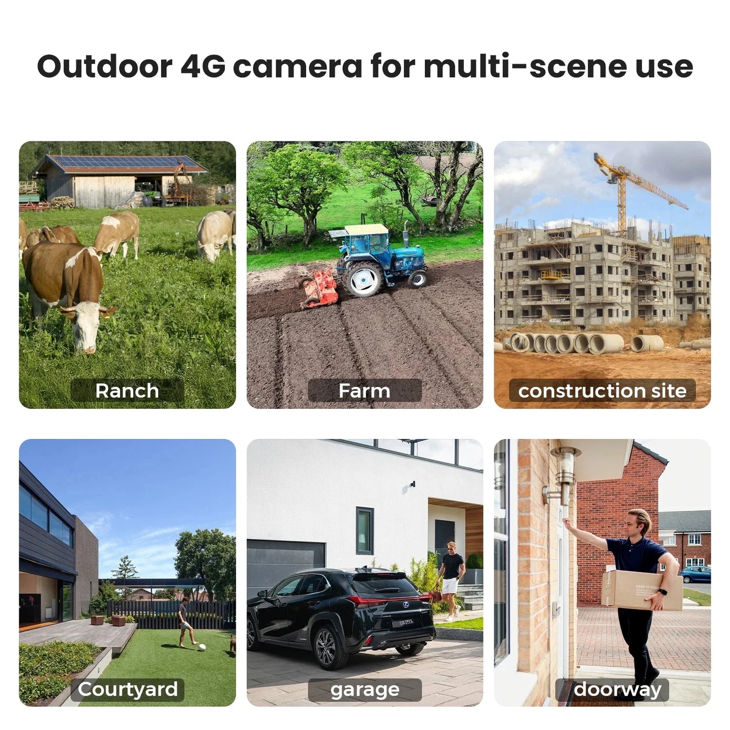 Triple Lens Solar IP 4G Camera 15MP Three Screen 3Motorized PTZ Camera Solar Panel Color Night Vision Human Tracking Outdoo CCTV