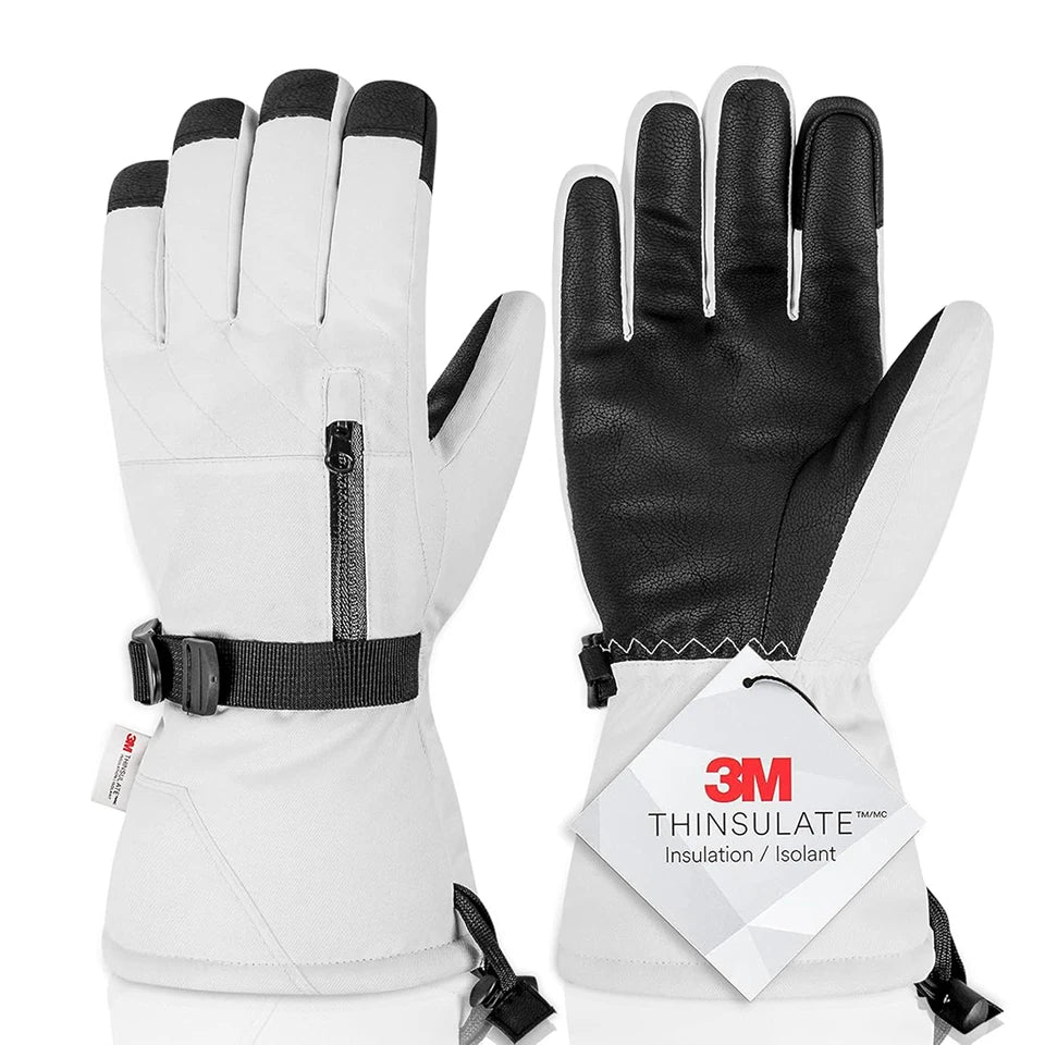 GTUBIKE Waterproof Ski Snowboard Gloves Touchscreen Outdoo Mitten 3M Thinsulate Snow Gloves Motorcycle Gloves Motorcycle Gloves